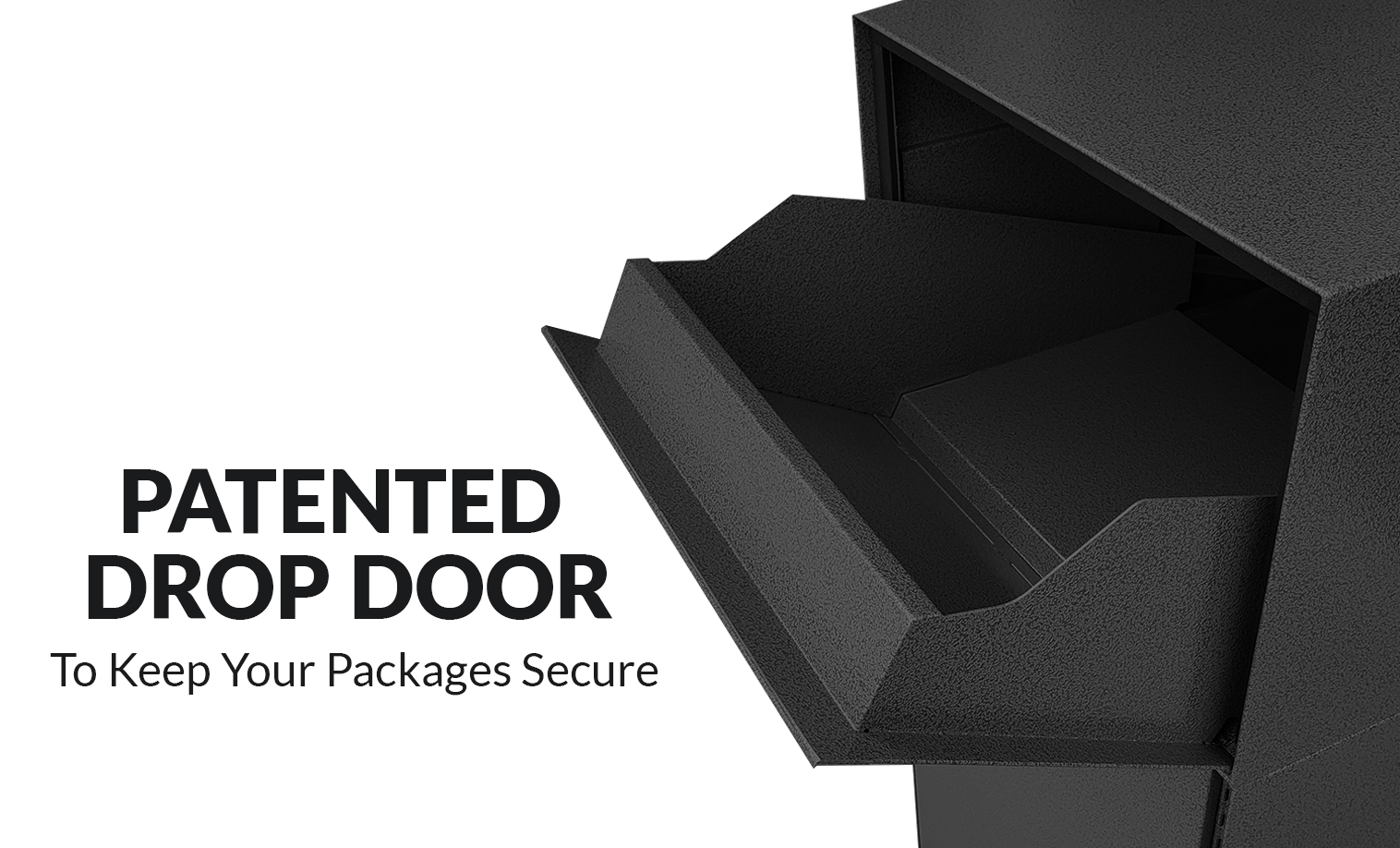 Parcel Locking Mailbox with Rear Access and Pedestal