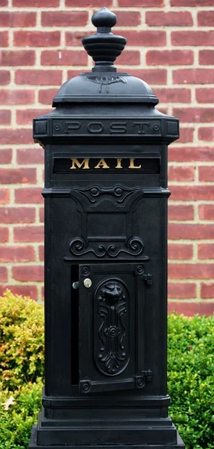 Victorian Tower Rear Access Mailbox - Budget Mailboxes
