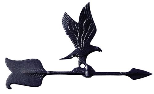Whitehall 24" Accent Directions EAGLE Weathervane in Black