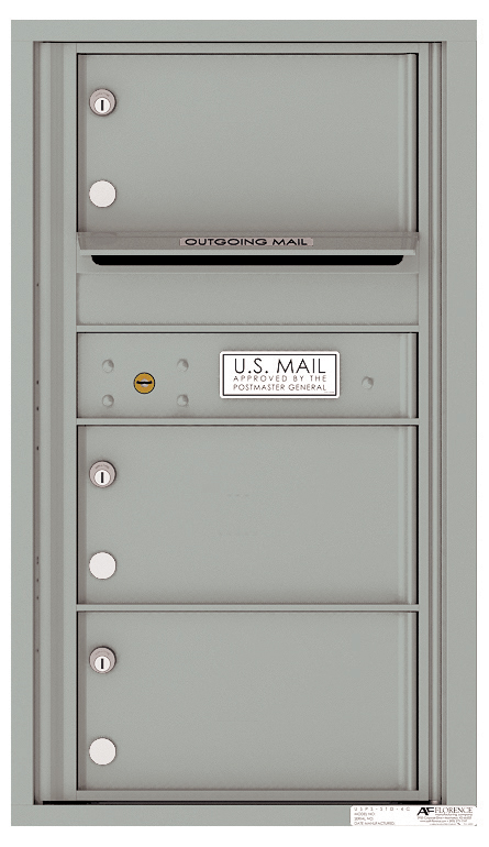Florence 4C Horizontal Mailbox - 3 Doors - 8 Doors High USPS Access