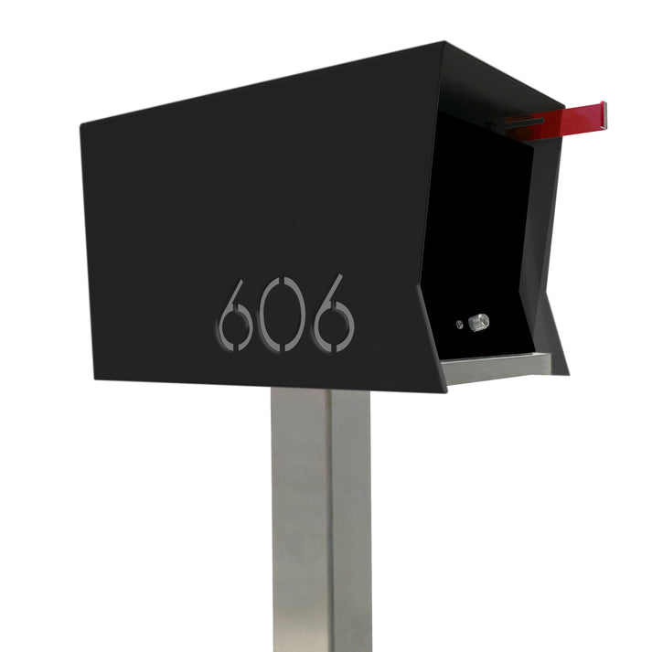The Original Retrobox - Jet Black Modern Mailbox - Shop Now