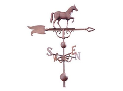 Whitehall 46" Traditional Directions Full-Bodied HORSE Weathervane in Metallic Finish