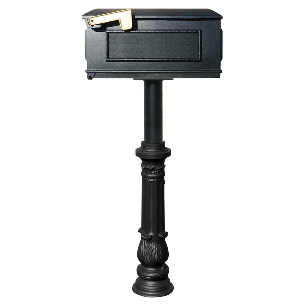 Hanford Bronze Post Mount Non-Locking Single Mailbox Hanford Bronze Post Mount Non-Locking Single Mailbox