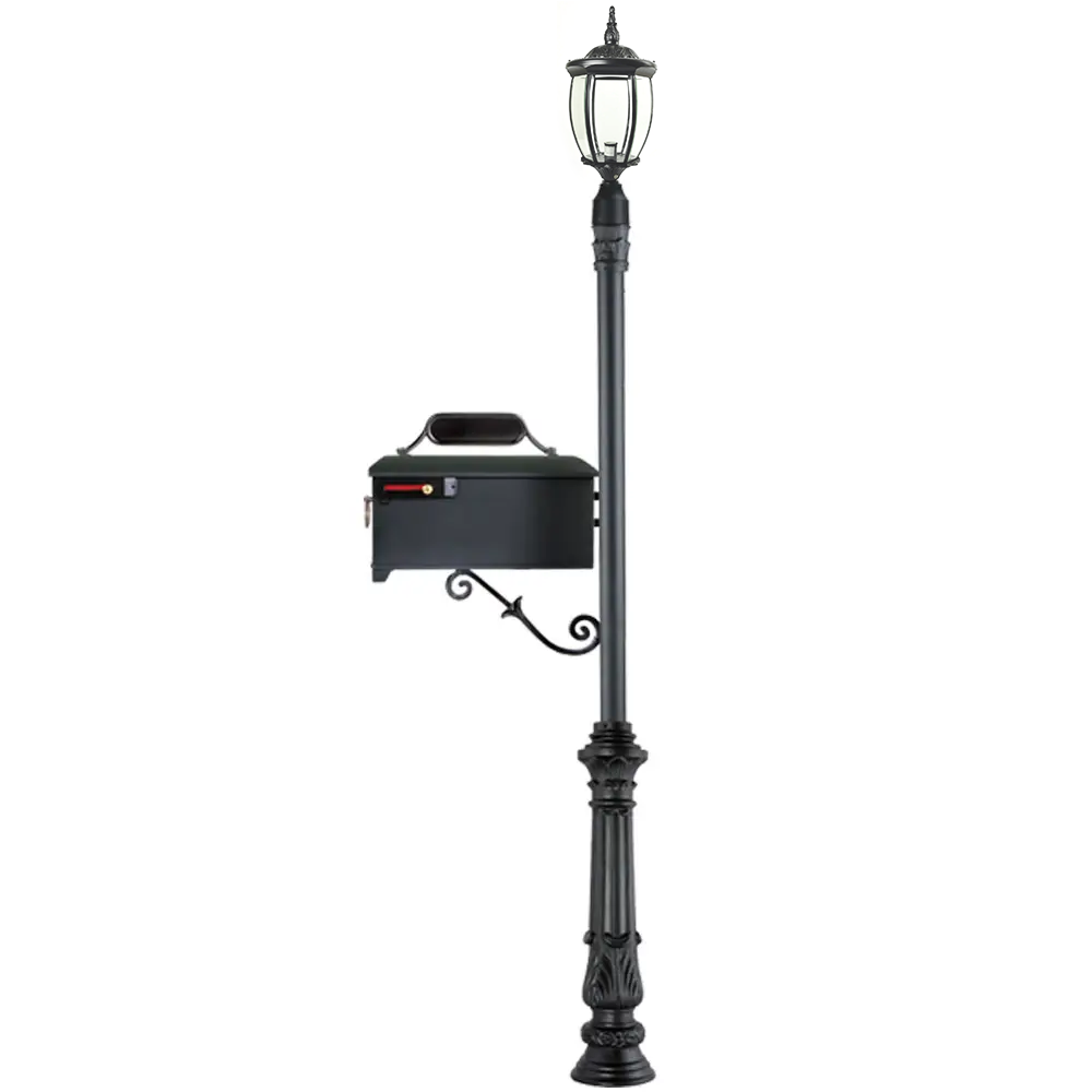 Decorative Mailbox and Lamp Post Combo # 7