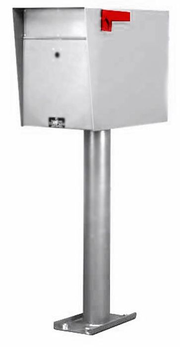 Custom Commercial Collection Box in Stainless - Single (Rear Access)