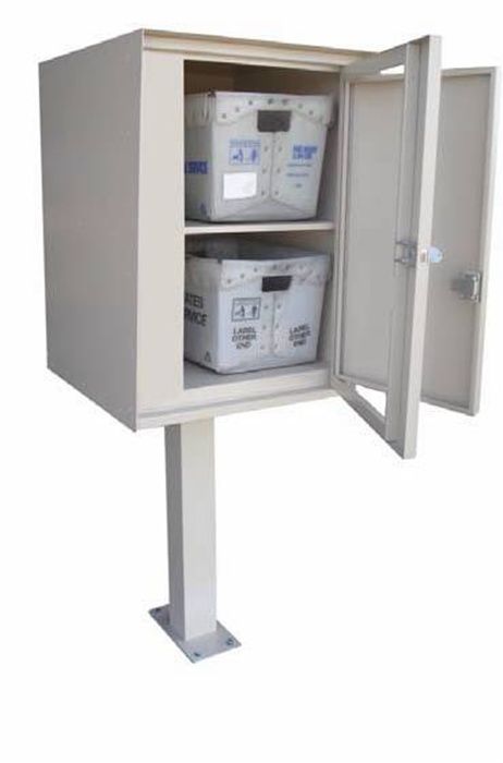 Front Access Double Commercial Collection Box - Aluminum