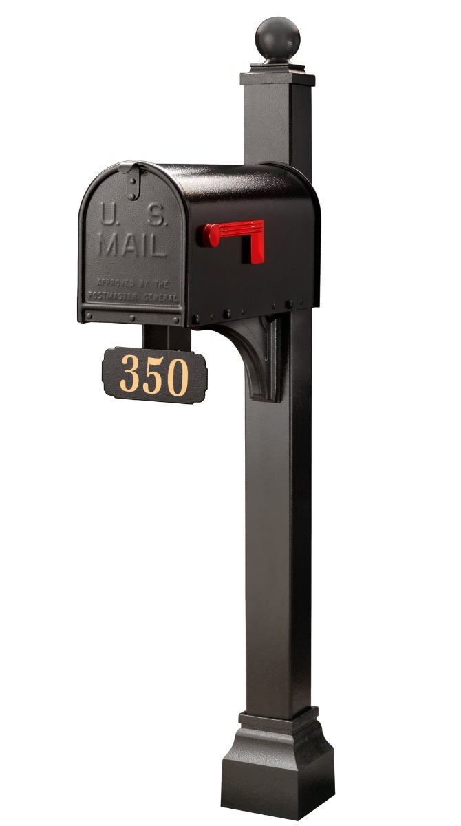 Janzer Mailbox and Post Combo - Choose Colors