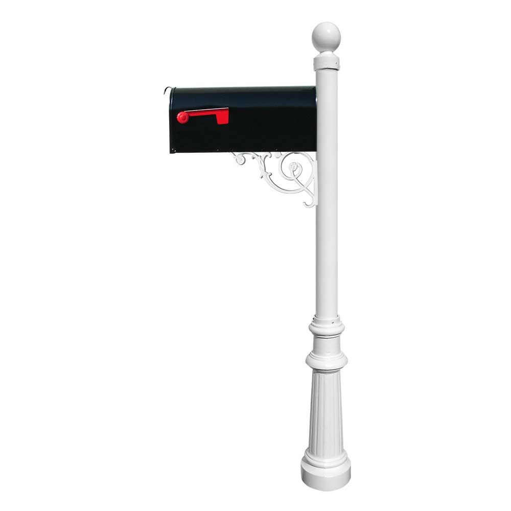Qualarc Lewiston Mailbox lpst-804-e1-wht