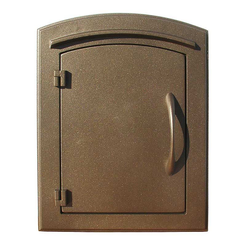 Manchester Non-Locking Column Mount Mailbox with Plain Door