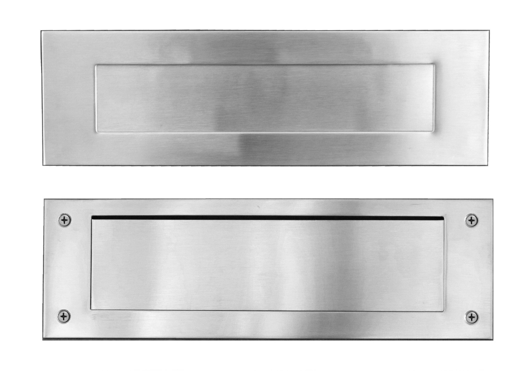 Stainless Steel Mail Slot (includes front & rear pieces)