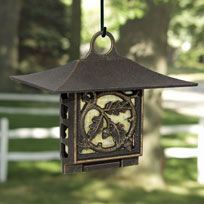 Whitehall Oak Leaf Suet Feeder - Oil Rub Bronze