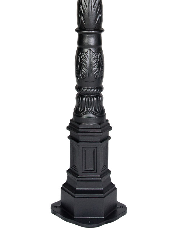 Imperial Outdoor Lamp Post with Decorative Base