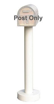 Streetscape post only without mailbox