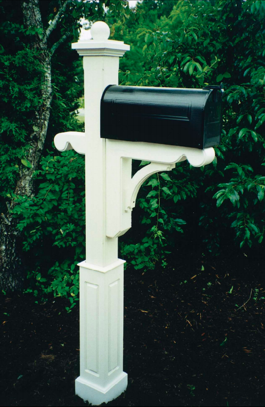 Wooden Cedar Elegant Mailbox Post