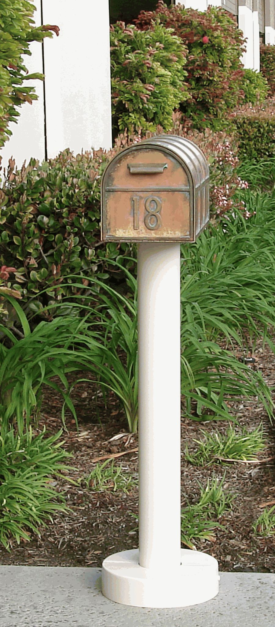 Streetscape mailbox and post standard
