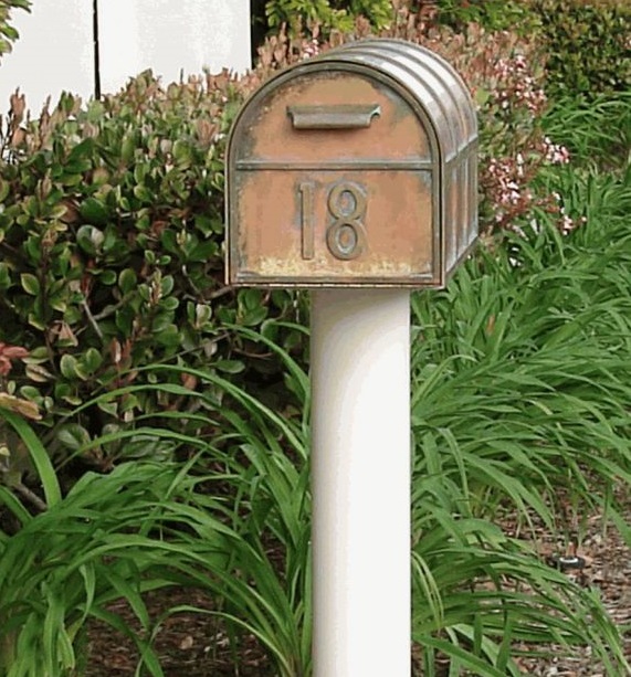 Streetscape mailbox and post standard