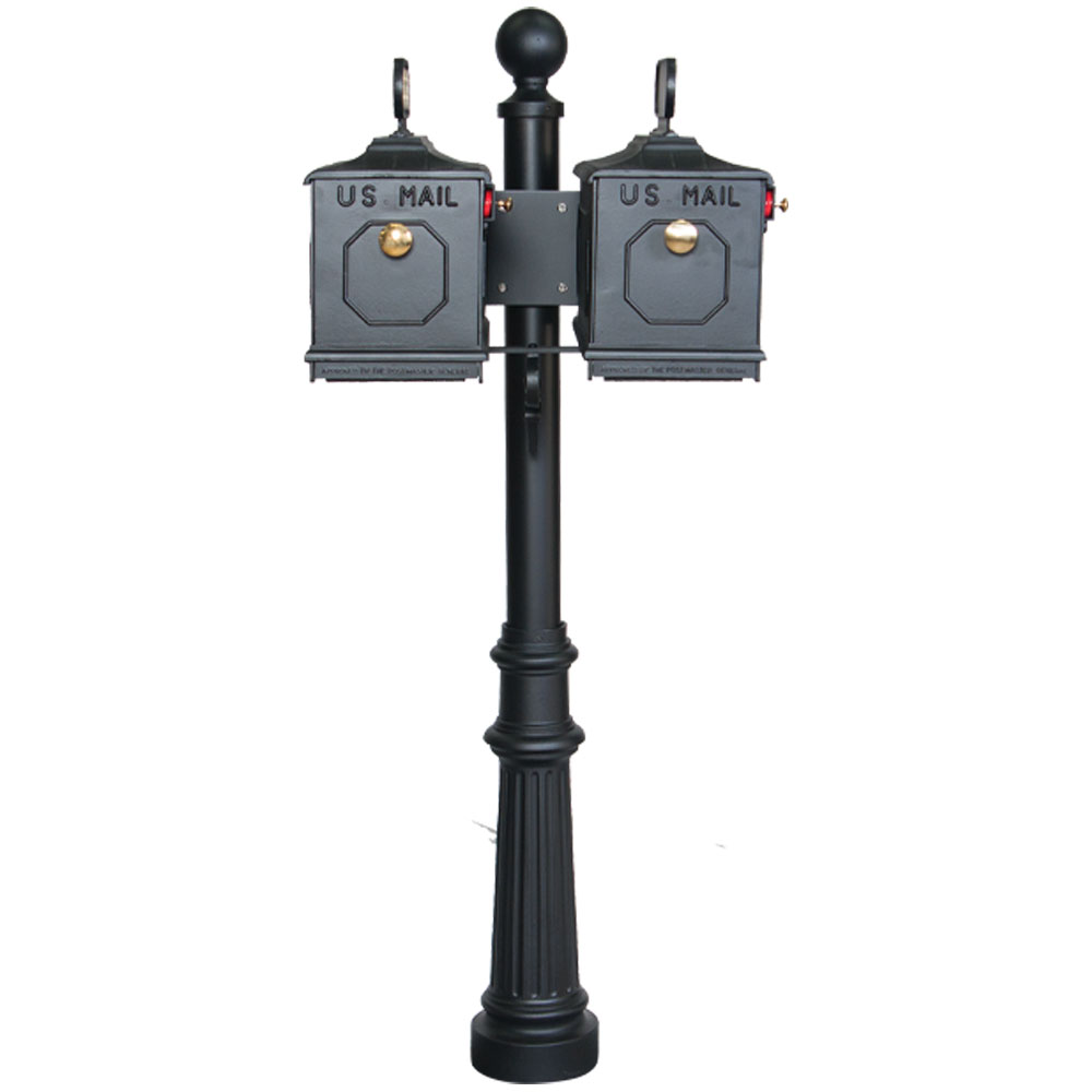 Mailbox System Twin Mailbox Deluxe System # 4 - Imperial Mailbox Systems