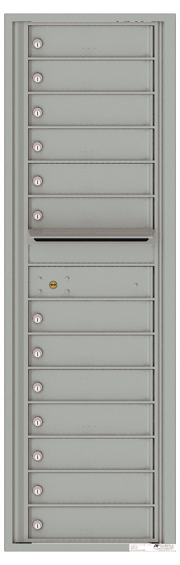 Florence 4C Horizontal Mailbox - 13 Doors - 15 Doors High - Single Column USPS Access