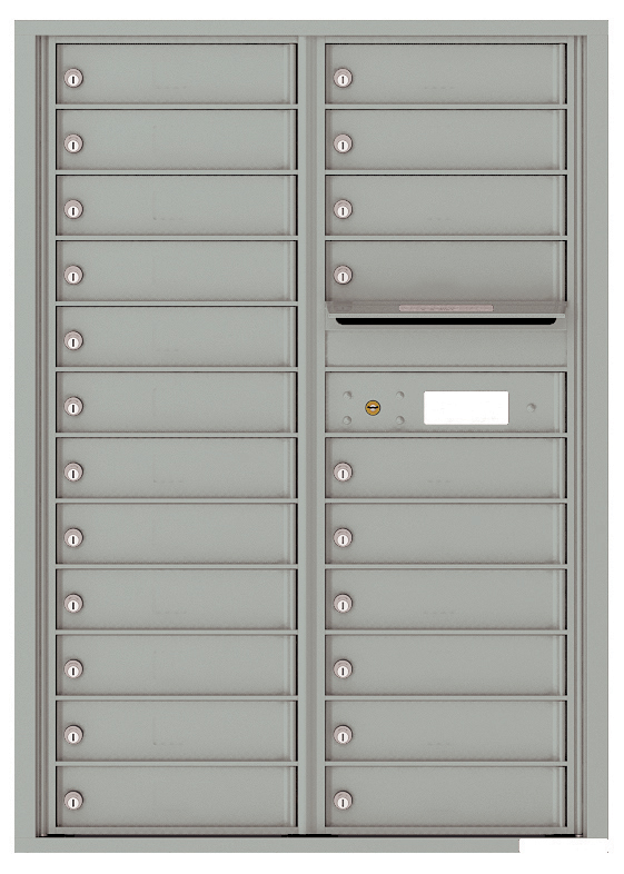 Florence 4C Horizontal Mailbox - 22 Doors - 12 Doors High USPS Access