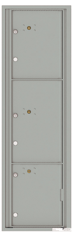 Versatile Front Loading Commercial Mailbox with 3 Parcel Lockers