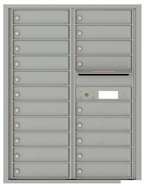Florence 4C Horizontal Mailbox - 20 Doors - 11 Doors High USPS Access