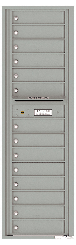 Florence 4C Horizontal Mailbox - 14 Doors - Max Height USPS Access