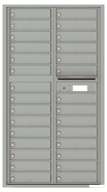 Versatile Front Loading Mailbox with 29 Tenant Compartments