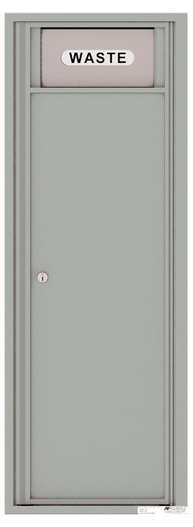 Florence 4C Mailbox Extra Large Trash/Recycling Bin - Front Loading - 13 Doors High - USPS Access