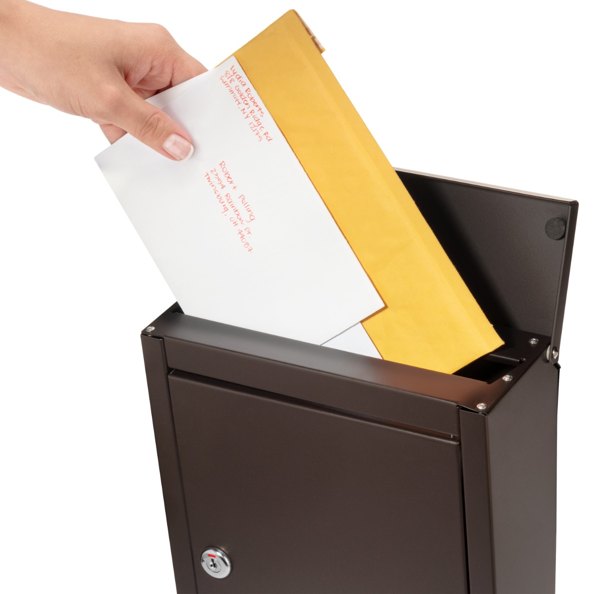 Architectural Maya Locking Wall Mount Mailbox