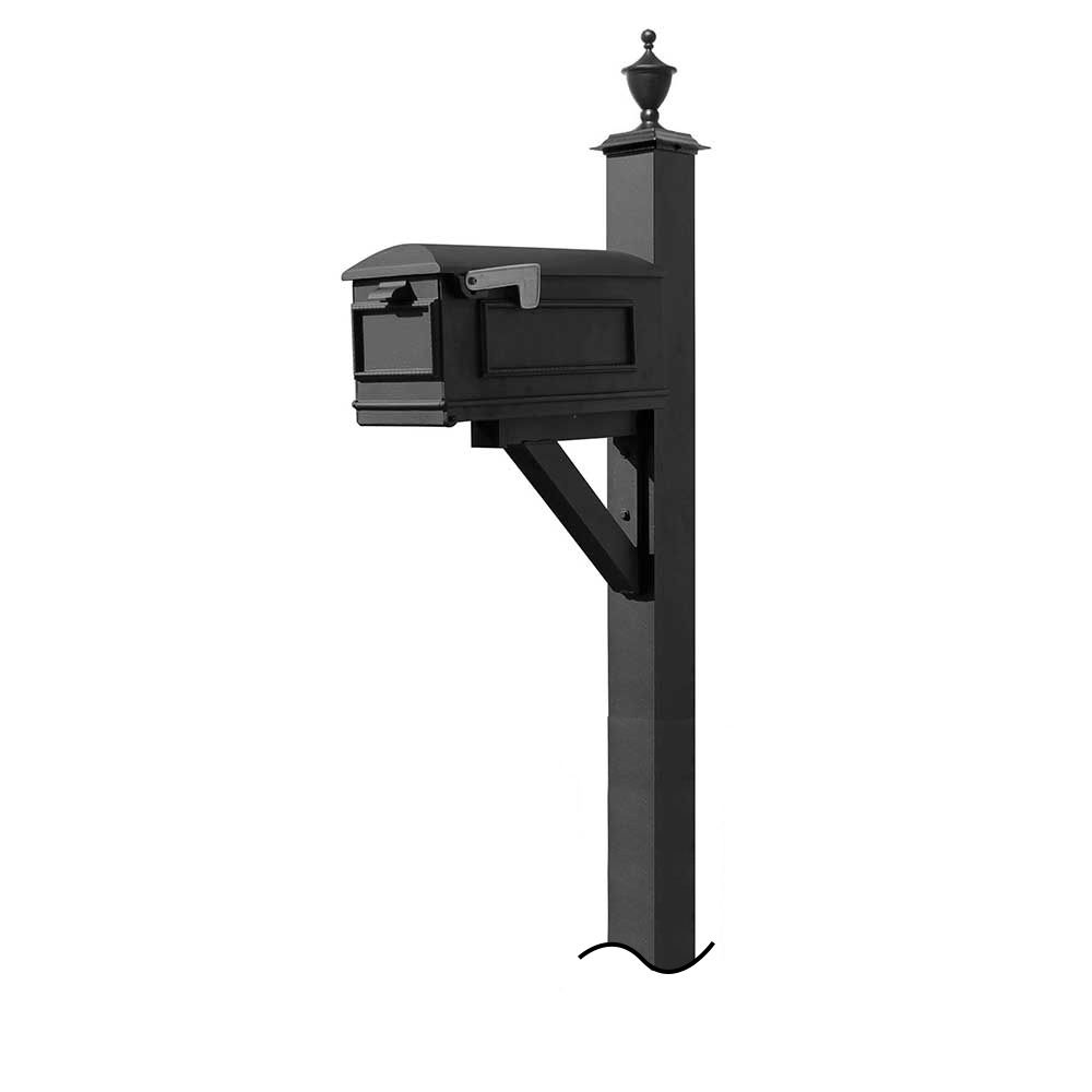 Westhaven System with Lewiston Mailbox (NO BASE) Urn Finial