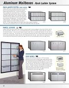 Aluminum Mailboxes - Rack Ladder System