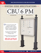 Decorative Posts for CBU Systems