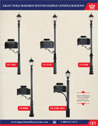 Sample Configuration of Light Pole Mailbox Systems