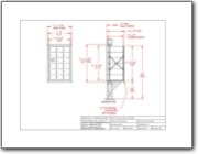 Front Loading 17-Door Horizontal Mailbox CAD Drawings
