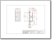 Front Loading 20-Door Horizontal Mailbox CAD Drawings