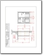 8-Door 4C High Security Horizontal Mailbox CAD Drawings