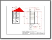 16-Door 4C High Security Horizontal Mailbox CAD Drawings