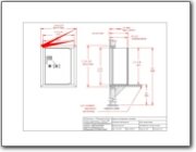 18 4C High Security Horizontal Parcel Locker CAD Drawings