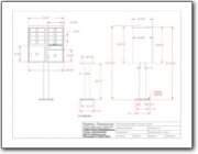 8 Door F-Spec Cluster Box Unit with Pedestal CAD Drawings