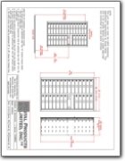 26 Door Standard 4C Mailbox CAD Drawings