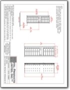 12 Door Standard 4C Mailbox CAD Drawings