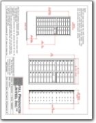29 Door Standard 4C Mailbox CAD Drawings