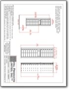 14 Door Standard 4C Mailbox CAD Drawings