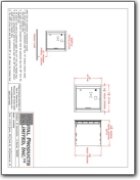Standard 4C Mailbox with 1 Parcel Locker CAD Drawings