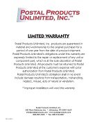 Postal-Products-Warranty