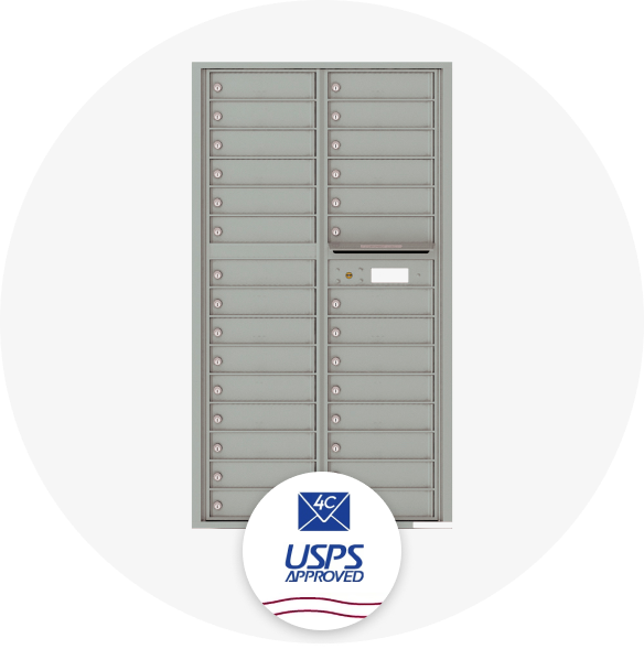 4C Recessed  Mounted Mailboxes