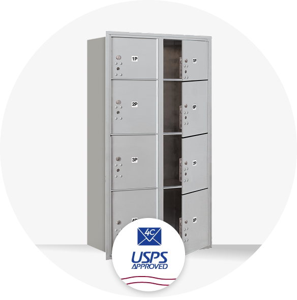 4C Horizontal  Parcel Lockers