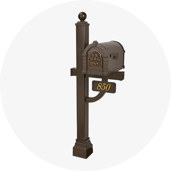 Mailbox and Post Combo