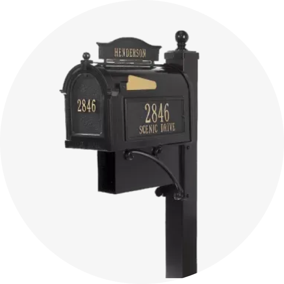 Mailbox Address Plaque