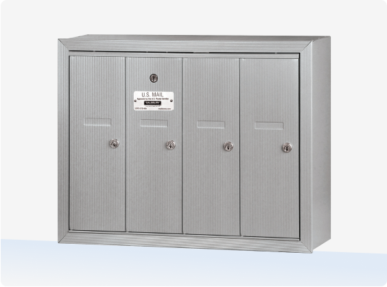 Vertical mailboxes for Property Management